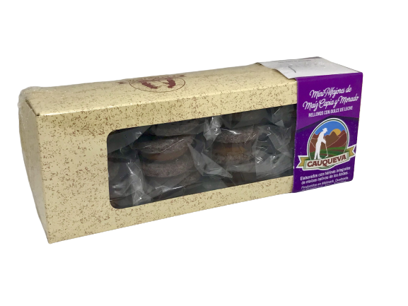 CAJA MINI ALFAJOR MAIZ CAUQUEVA X 12 SIN TACC