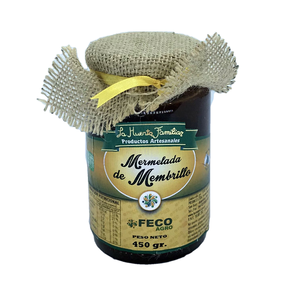 MERMELADA MEMBRILLO LA HUERTA FAMILIAR X 454 GRS