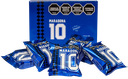 ALFAJOR MARADONA 10 DDL CHOCOLATE NEGRO X 60 GRS -CAJA X 6 UNIDADES