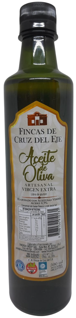 ​​ACEITE OLIVA FINCAS DE CRUZ DEL EJE X 500 CC
