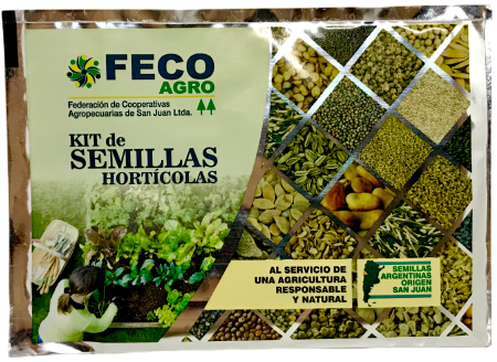 KIT SEMILLAS HORTICOLAS TEMPORADA PRIMAVERA-VERANO LA HUERTA FAMILIAR X 8 SOBRES
