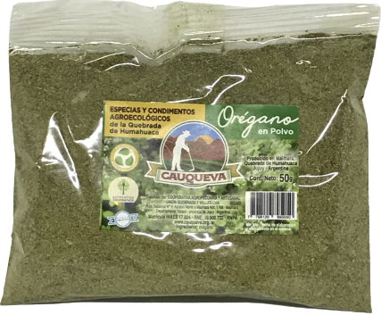 OREGANO EN POLVO CAUQUEVA X 50 GRS