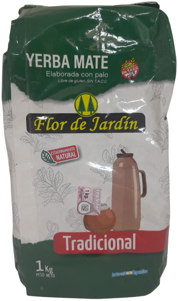 YERBA MATE FLOR DE JARDIN TRADICIONAL X 1 KG