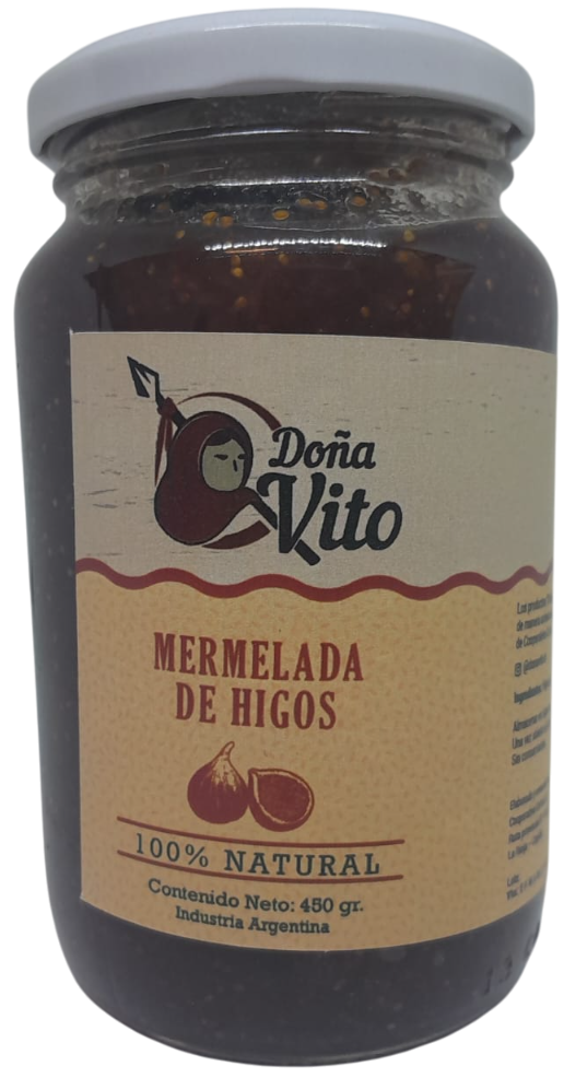 MERMELADA HIGOS DONA VITO X 450 GRS