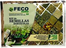 [p1856] KIT SEMILLAS HORTICOLAS TEMPORADA PRIMAVERA-VERANO LA HUERTA FAMILIAR X 8 SOBRES