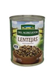[p1490] LENTEJAS SECAS REMOJADAS EN LATA  DEL AGRICULTOR