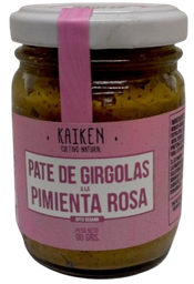 [p2365] PATE GIRGOLAS CON PIMIENTA ROSA KAIKEN X 90 GRS