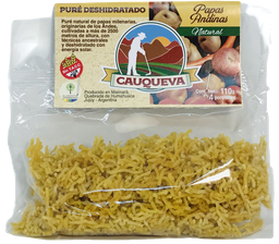[p0310] PURE DESHIDRATADO DE PAPAS ANDINAS BLANCAS CAUQUEVA X 110 GRS