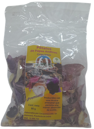[p0038] PETALOS PREMIUM DE PAPAS ANDINAS CHIPS FRITOS CAUQUEVA X 80 GRS