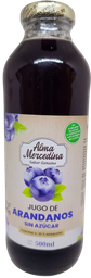 [p0251] JUGO DE ARANDANOS SIN AZUCAR ALMA MERCEDINA X 500 ML